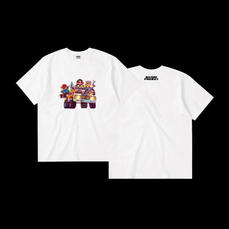 ALLDAY PROJECT 1st EP OFFICIAL MERCH Goods - CARTOON T-SHIRT SET_184085.jpg