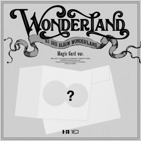 B.I 3rd Album - WONDERLAND (Magic card Ver.) CD_173500.jpg