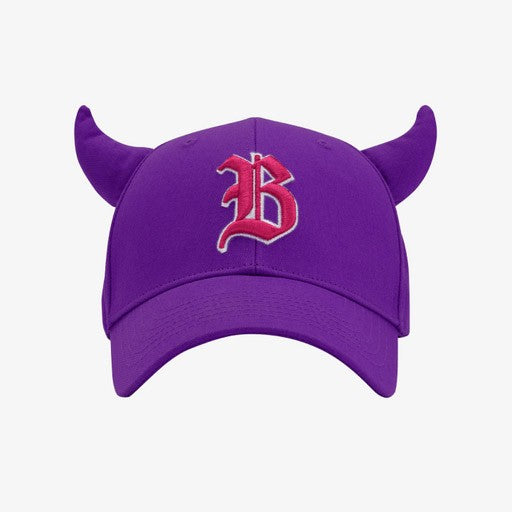 BABYMONSTER DRIP Goods - HORN BALLCAP_PURPLE_166176.jpg
