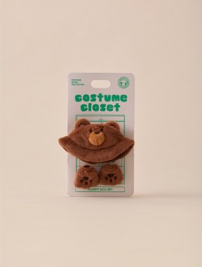 BT21 Baby Pluppy Goods - Costume Closet Bear Bucket Hat Set_165997.jpg