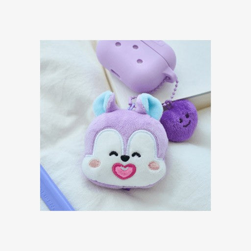 BT21 MANG Goods - BASIC FACE DOLL KEYRING (Heart)_159253.jpg