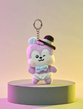 BT21 MANG Goods - Born To Dance Small Plush Keyring (Fedora)_164959.jpg