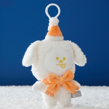 BT21 Snow Man Goods - Plush Keyring_182983.jpg