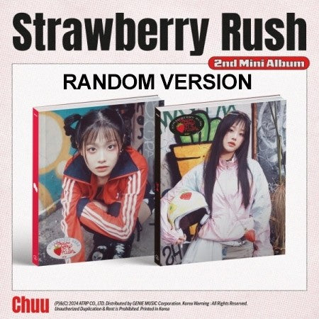 CHUU 2nd Mini Album - Strawberry Rush (Random Ver.) CD + Poster_160131.jpg