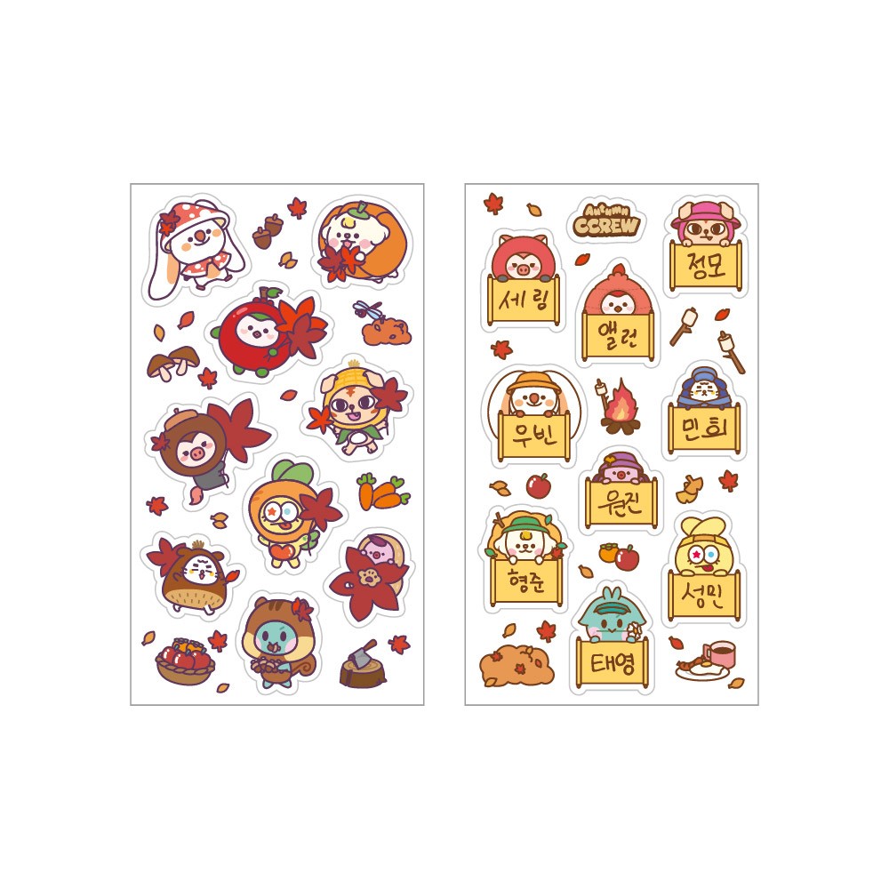 CRAVITY AUTUMN CCREW Goods - STICKER SET (AUTUMN VER.)_166209.jpg