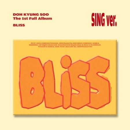 D.O. 1st Album - BLISS (Sing Ver.) CD_175575.jpg