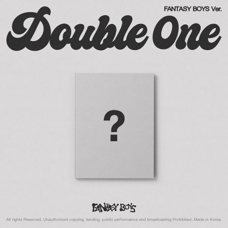 Double 0ne 1st Mini Album - Xpert (FANTASY BOYS Ver.) CD_174200.jpg