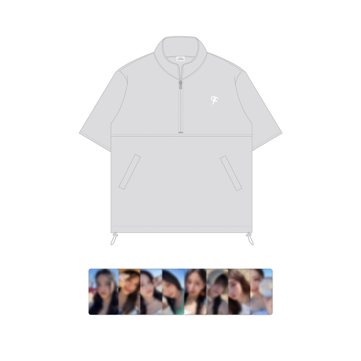 Fromis 9 FROM SUMMER Goods - SHORT-SLEEVED ANORAK_161239.jpg