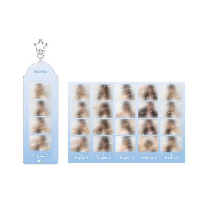 ILLIT Bomb Goods - 4 CUT PHOTO HOLDER KEYRING_177036.jpg
