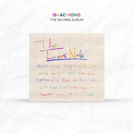 ISAAC HONG 5th Mini Album - The Lovers Note CD_170352.jpg
