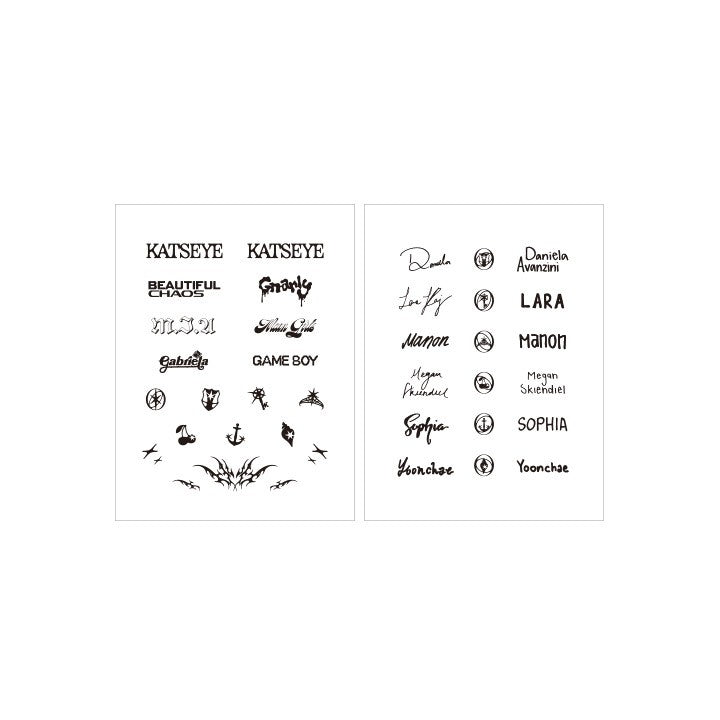 KATSEYE BEAUTIFUL CHAOS POP-UP Goods - TATTOO STICKER_175927.jpg