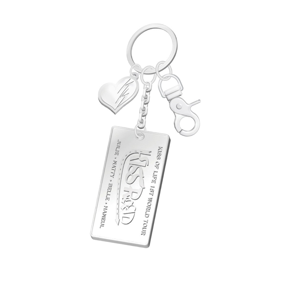 KISS OF LIFE 1ST WORLD TOUR KISS ROAD Goods - METAL KEYRING_173971.jpg