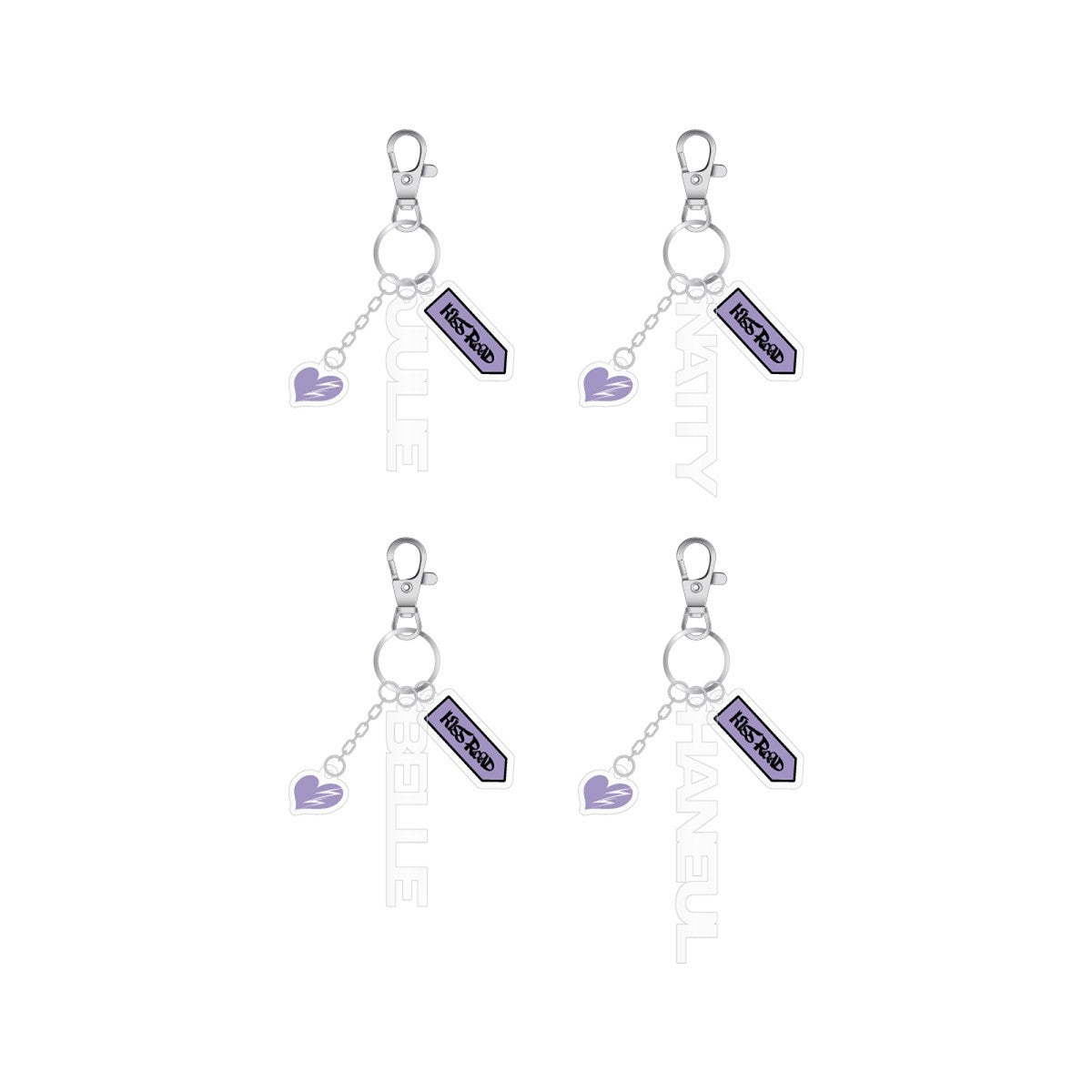 KISS OF LIFE 1ST WORLD TOUR KISS ROAD Goods - NAME KEYRING_173967.jpg