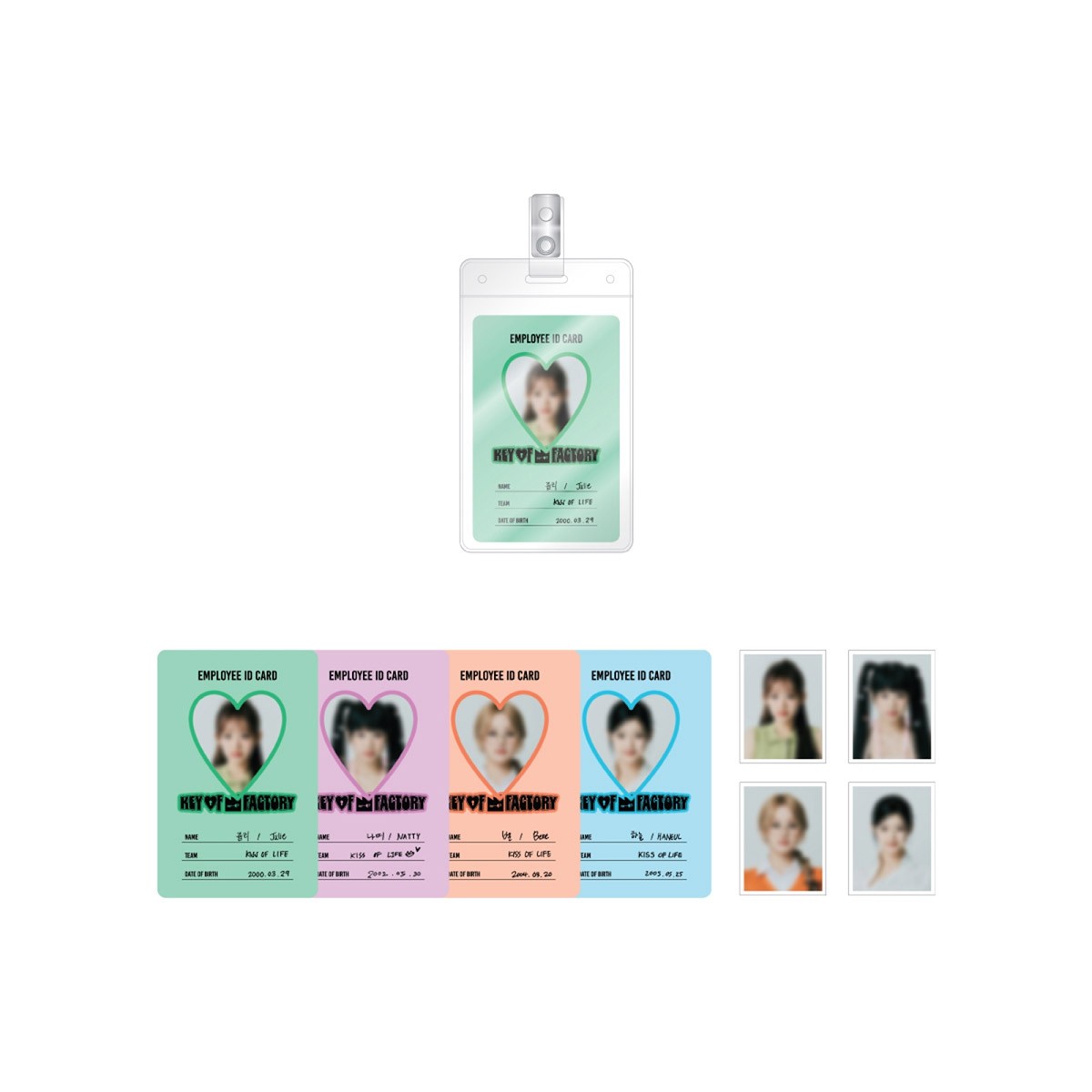 KISS OF LIFE KEY OF FACTORY Goods - ID CARD SET_158942.jpg