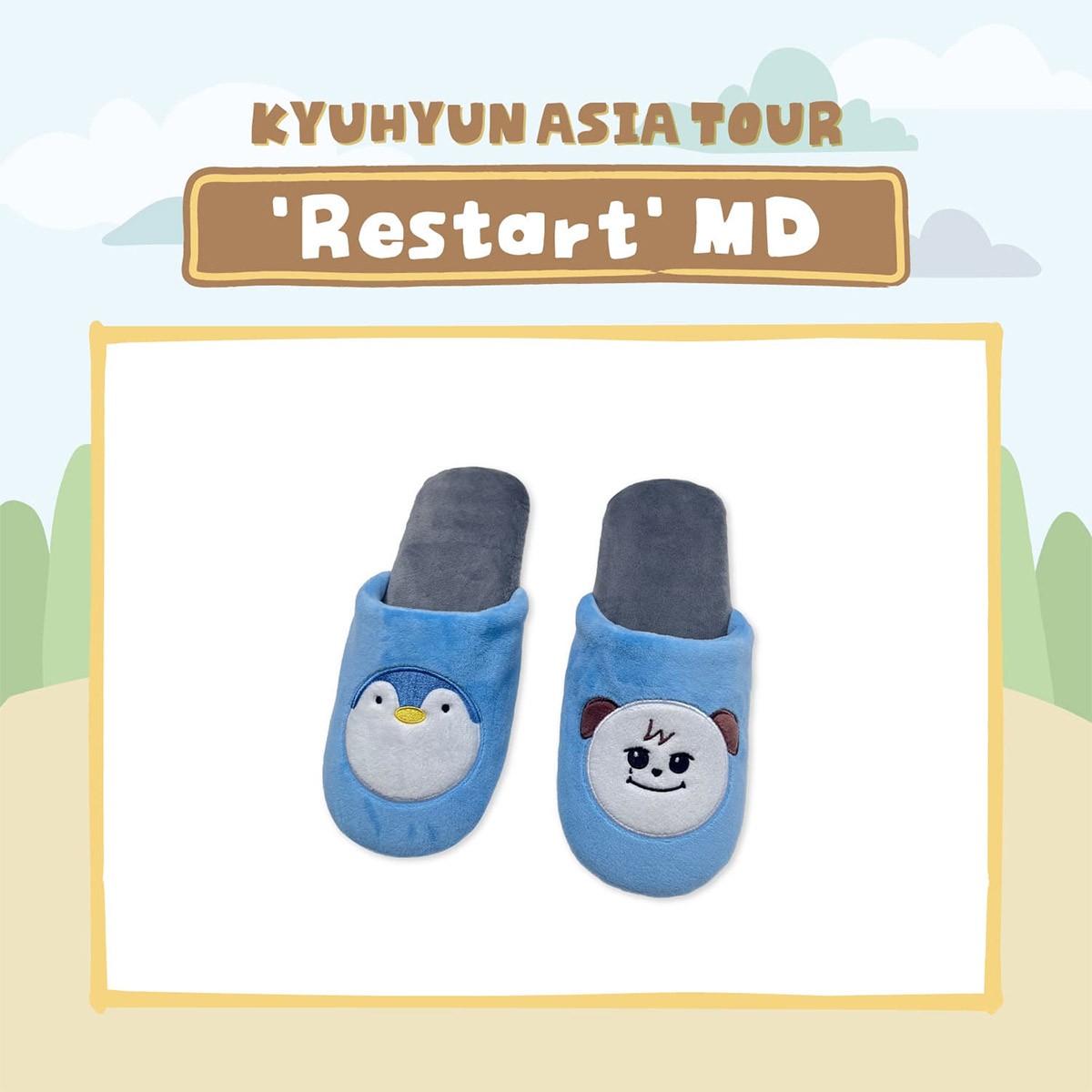 KYUHYUN ASIA TOUR Restart Goods - CHOKYUMAE 230 Size Room Slippers_175465.jpg