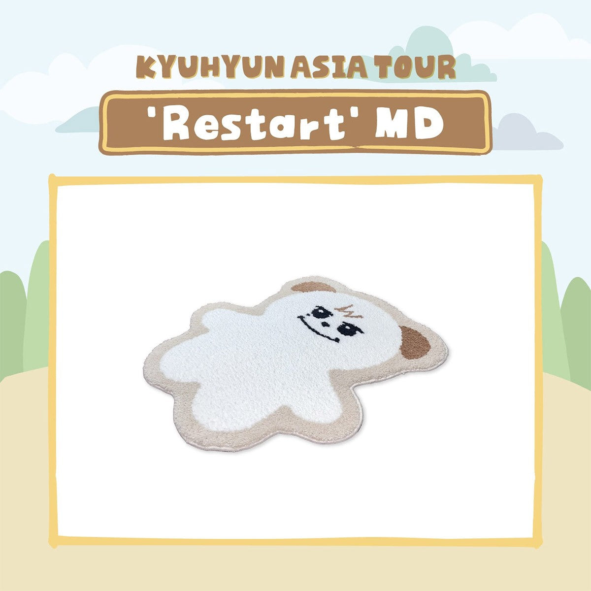 KYUHYUN ASIA TOUR Restart Goods - CHOKYUMAE Character Rug_175464.jpg