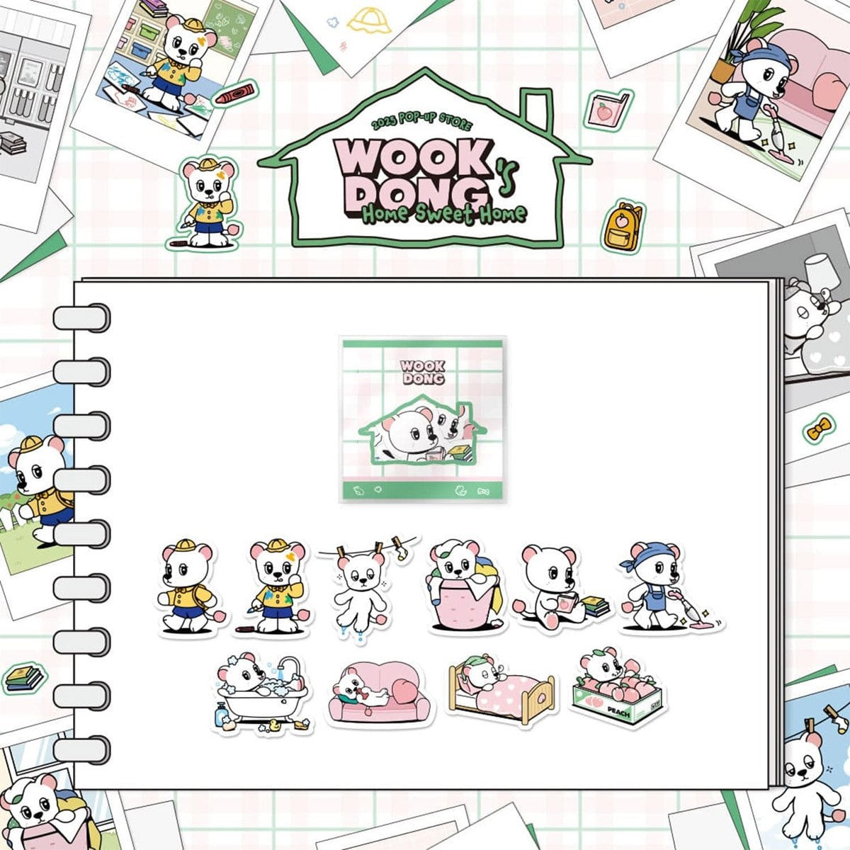 LEE DONG WOOK WOOKDONG'S HOME SWEET HOME Goods - WOOKDONG’s HOME SWEET HOME STICKER PACK_185889.jpg
