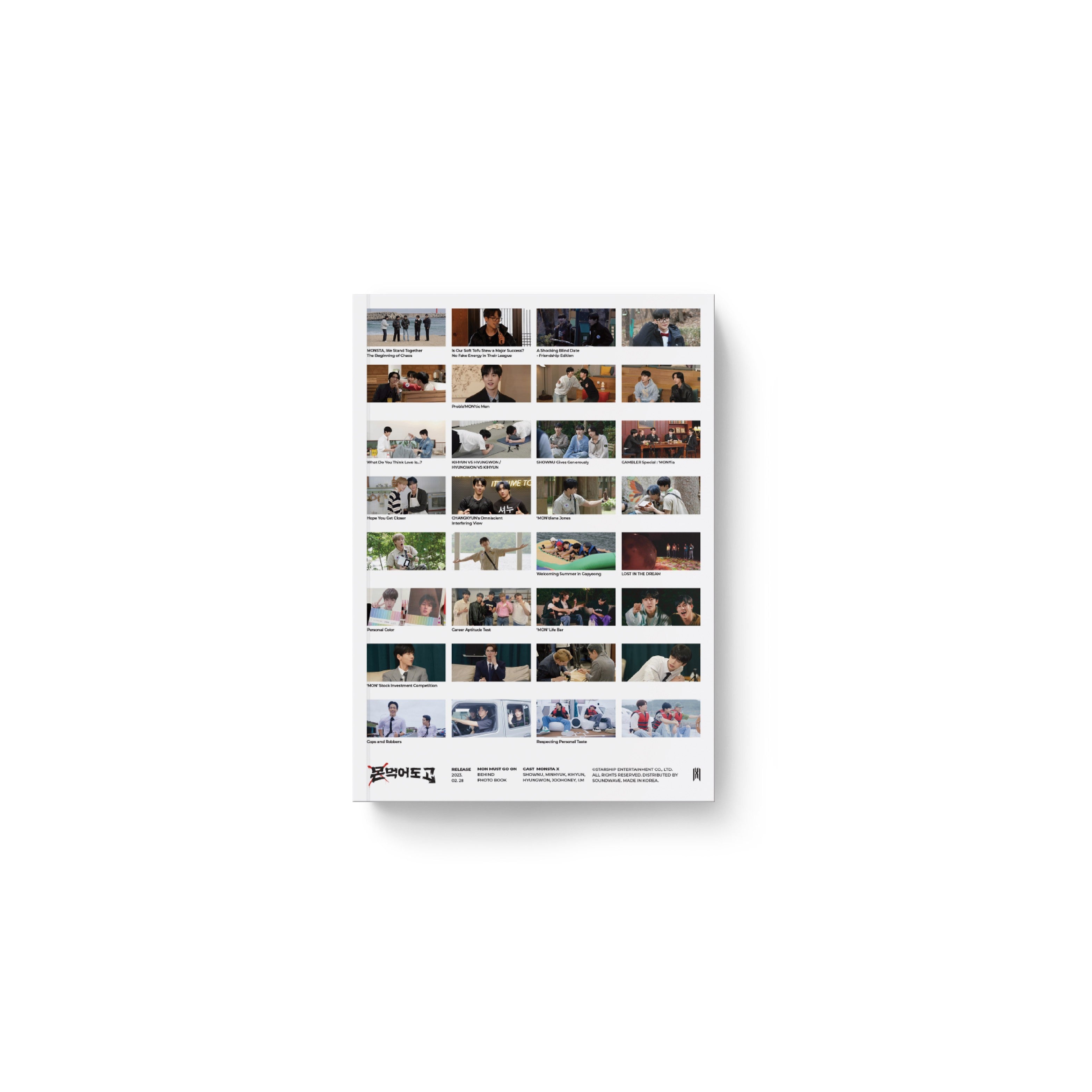 MONSTA X MONMUNGCHI X WELCOME PARTY Goods - MON MUST GO ON BEHIND PHOTOBOOK_158672.jpg
