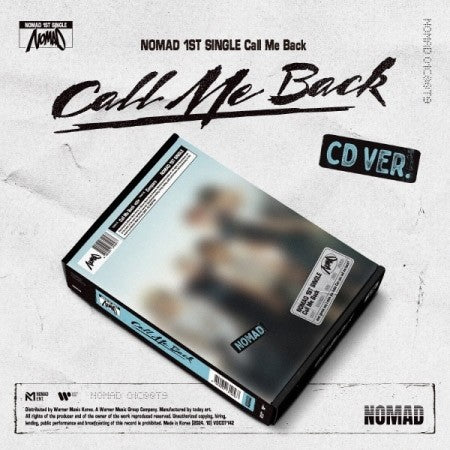 NOMAD 1st Single Album - Call Me Back (CD Ver.) CD_164104.jpg