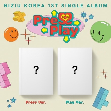 NiziU 1st Single Album - Press Play (Random Ver.) CD
