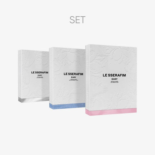 [SET] LE SSERAFIM 3rd Mini Album - EASY (SET Ver.) 3CD