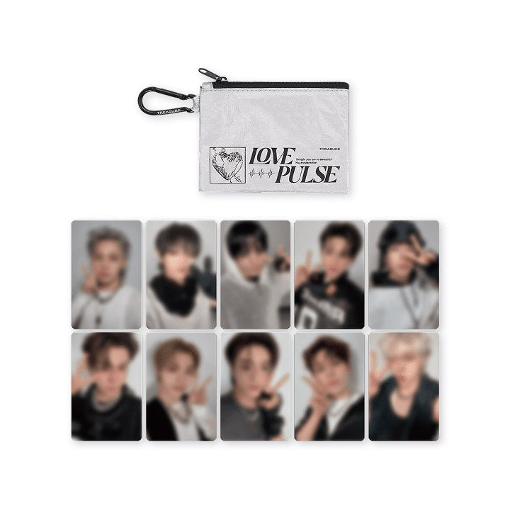 TREASURE LOVEPULSE Goods - SILVER POUCH + PHOTOCARD SET_179393.jpg