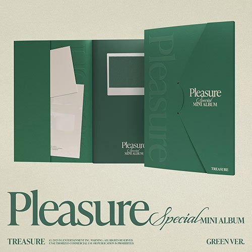 TREASURE Special Mini Album - PLEASURE (GREEN Ver.) CD_170121.jpg