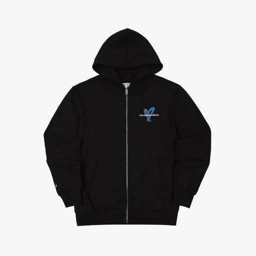 TWS DEBUT Goods - ZIP-UP HOODIE (black)