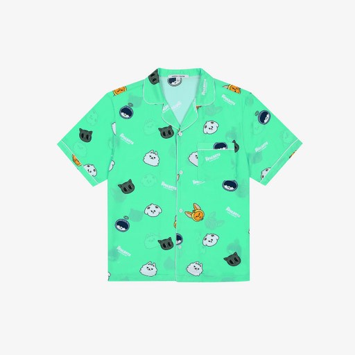 TXT PPULBATU Goods - PAJAMA TOP (mint)_177876.jpg