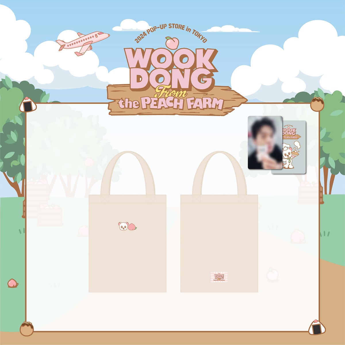 WOOKDONG From the PEACH FARM in TOKYO Goods - MINI ECO BAG_166784.jpg