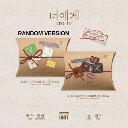 X-UNIT 1st Mini Album - To.U (Random Ver.) CD_175403.jpg