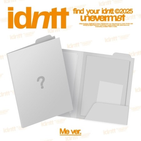 idntt 1st Mini Album - unevermet (Me Ver.) CD_177161.jpg