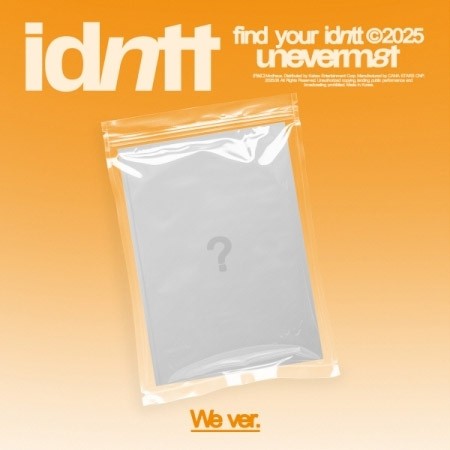 idntt 1st Mini Album - unevermet (We Ver.) CD_177163.jpg