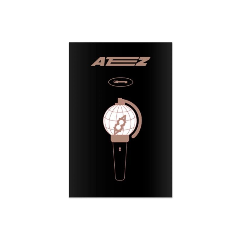 ATEEZ OFFICIAL LIGHT STICK CASE ACCESSORY - METAL BADGE