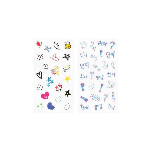 ITZY LIGHT RING POP-UP STORE - DECO STICKER SET