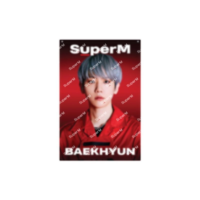 SuperM SuperOne Goods - AR Fabric Poster - kpoptown.ca