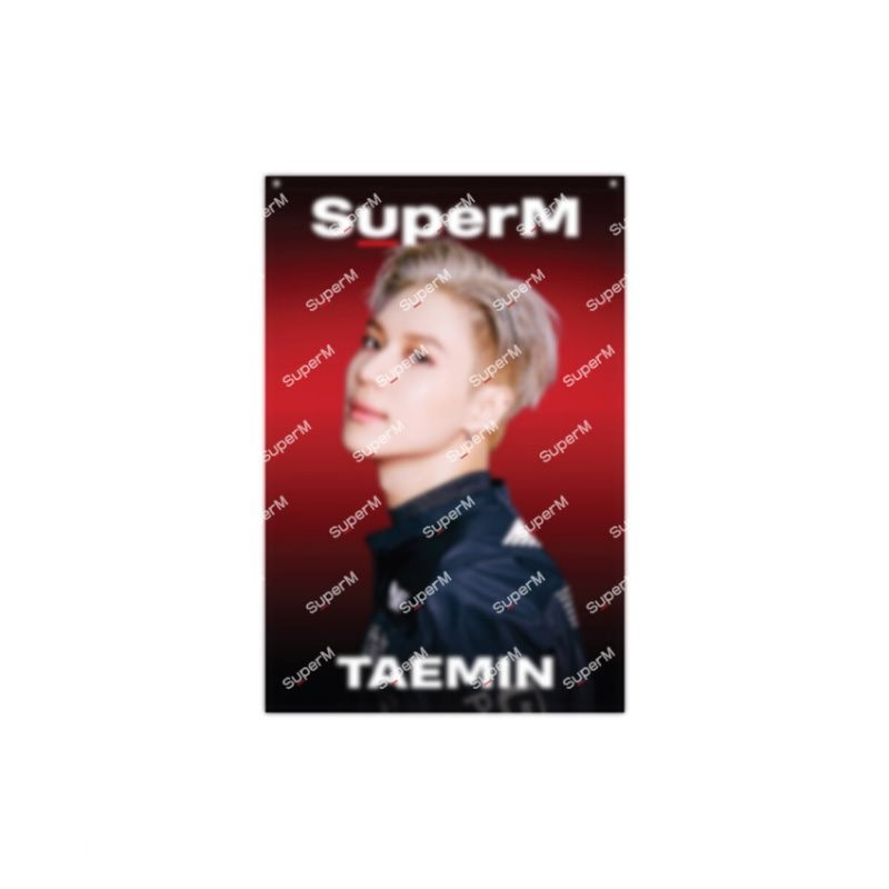 SuperM SuperOne Goods - AR Fabric Poster - kpoptown.ca