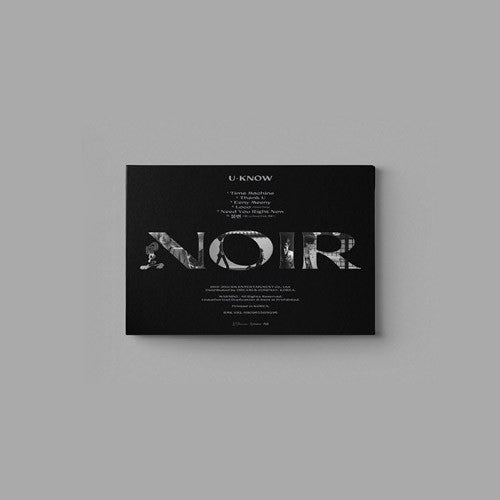TVXQ U-KNOW 2nd Mini Album - NOIR (Crank Up Ver.) CD + Poster - kpoptown.ca