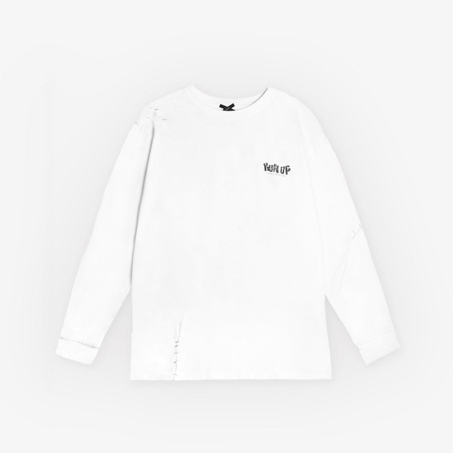 TXT UL:KIN Goods - RUN UP Print Long Sleeve T-Shirt - kpoptown.ca