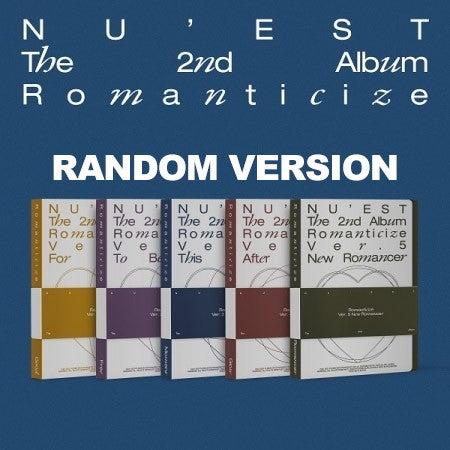 NUEST NU'EST 2nd Album - Romanticize (Random Ver.) CD + Poster - kpoptown.ca