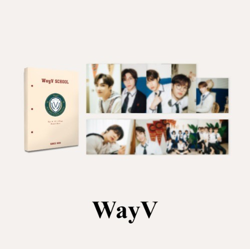 WayV 2021 BACK TO SCHOOL KIT - HARD COVER POSTCARD BOOK - kpoptown.ca