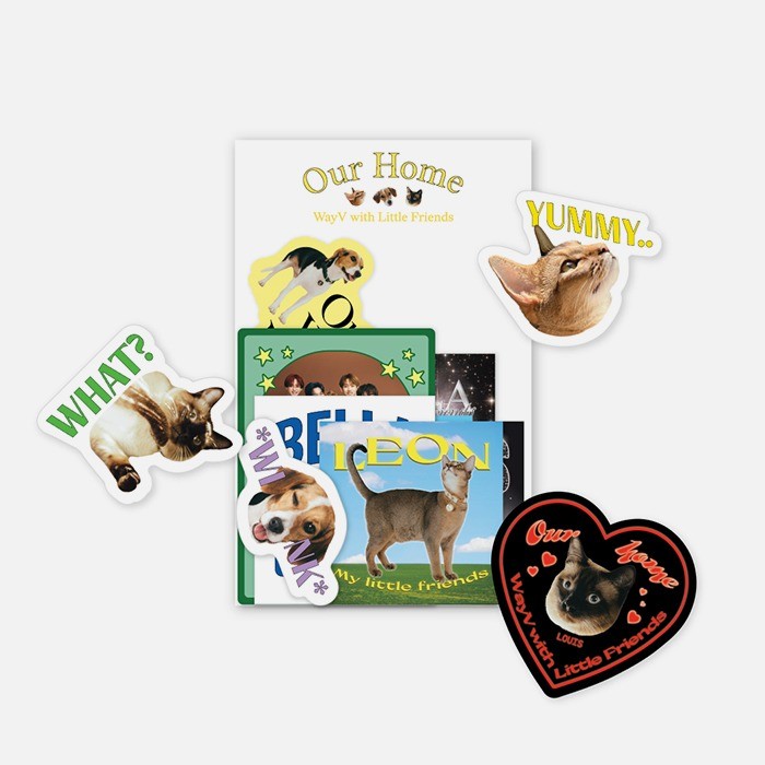 WayV Our Home Goods - LUGGAGE STICKER SET - kpoptown.ca