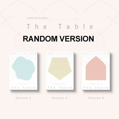 NUEST NU'EST 7th Mini Album - The Table (Random Ver.) CD - kpoptown.ca
