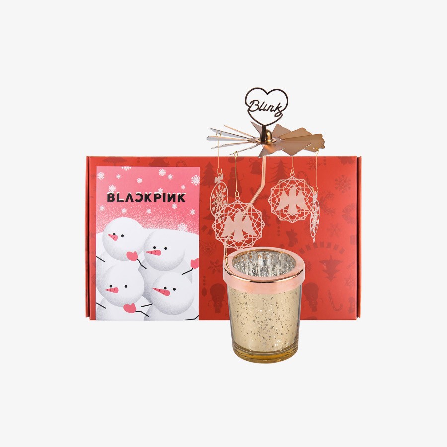 BLACKPINK YGBOX7 Goods - CHRISTMAS CANDLE HOLDER - kpoptown.ca