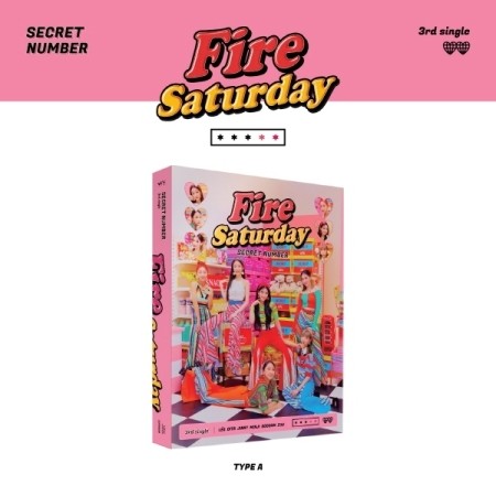 SECRET NUMBER 3rd Single Album - Fire Saturday Standard Edition (A TYPE ver.) CD + Poster - kpoptown.ca