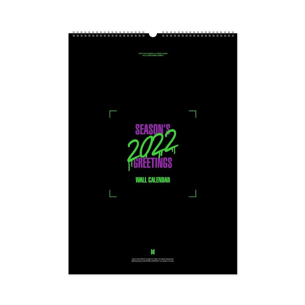 BTS 2022 WALL CALENDAR - kpoptown.ca