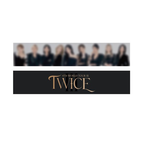 TWICE 4th World Tour III Goods - Photo Slogan - kpoptown.ca