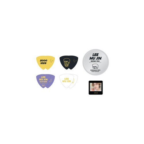 SINGAGAIN 2021 TOP3 TOUR CONCERT Goods - LEE MU JIN GUITAR PICK - kpoptown.ca