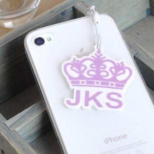LOGO SHAPE Ear Cap/Dust Plug for iPhone iPad iPod Galaxy - JKS Jangkeunsuk - kpoptown.ca