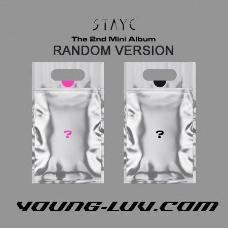 STAYC 2nd Mini Album - YOUNG-LUV.COM (Random Ver.) CD + Poster - kpoptown.ca